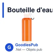 Bouteille d'eau personnalisable 750 ml en R-PET coloré avec logo - Nina - Miniature 7