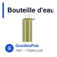 Bouteille d'eau personnalisable 750 ml en R-PET coloré avec logo - Nina - Miniature 8