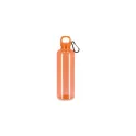 Variante Transparent Orange - Bouteille d'eau personnalisable 750 ml en R-PET transparent avec logo - Noa