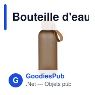 Bouteille d'eau personnalisable 650 ml en R-PET avec logo - Sagaform Tom - Miniature 8