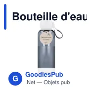 Bouteille d'eau personnalisable 600 ml en R-PET avec logo - Sagaform Ture - Miniature 5