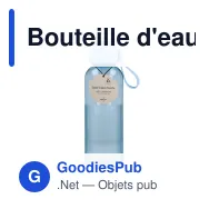Bouteille d'eau personnalisable 600 ml en R-PET avec logo - Sagaform Ture - Miniature 6