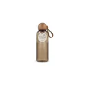 Variante Transparent Marron - Bouteille d'eau personnalisable 600 ml en R-PET avec logo - Sagaform Ture