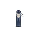 Variante Transparent bleu foncé - Bouteille d'eau personnalisable 600 ml en R-PET avec logo - Sagaform Ture