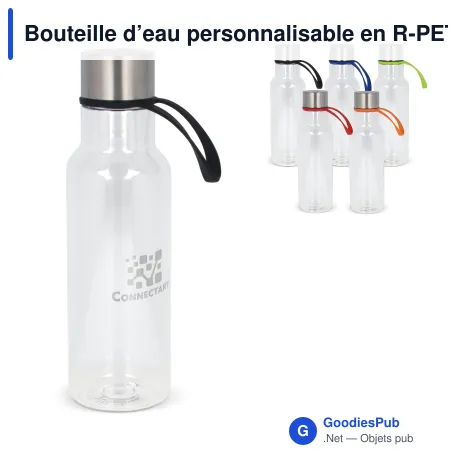 Bouteille d’eau personnalisable en R-PET 600 ml avec logo - Tatum