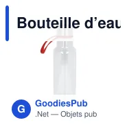 Bouteille d’eau personnalisable en R-PET 600 ml avec logo - Tatum - Miniature 5