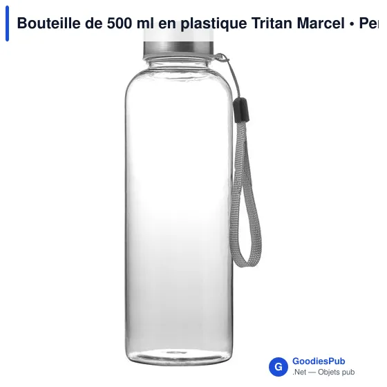 Bouteille de 500 ml en plastique Tritan Marcel - Image 2