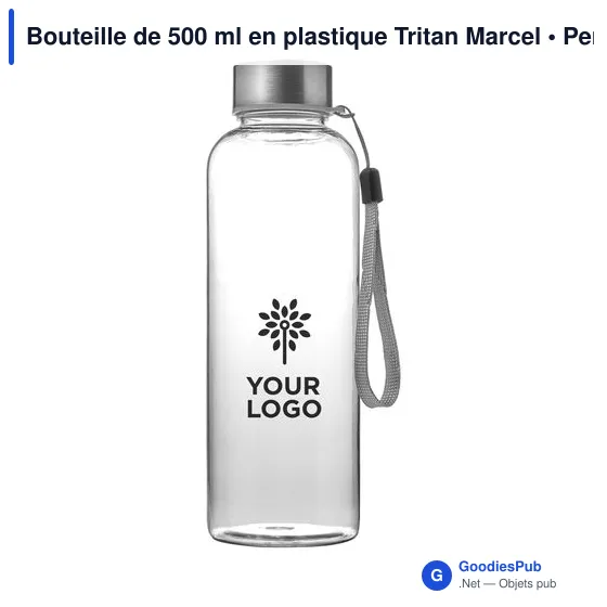 Bouteille de 500 ml en plastique Tritan Marcel - Image 12