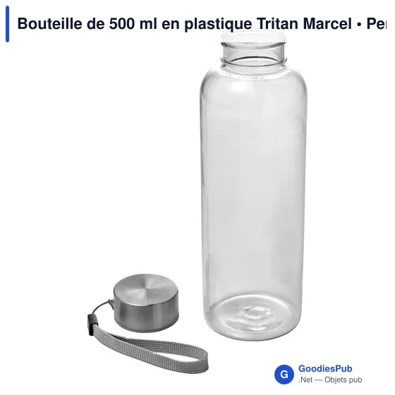 Bouteille de 500 ml en plastique Tritan Marcel - Image 5