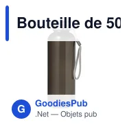 Bouteille de 500 ml en plastique Tritan Marcel - Miniature 7
