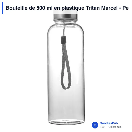 Bouteille de 500 ml en plastique Tritan Marcel - Image 9
