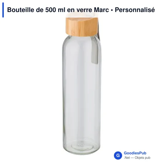 Bouteille de 500 ml en verre Marc - Image 1