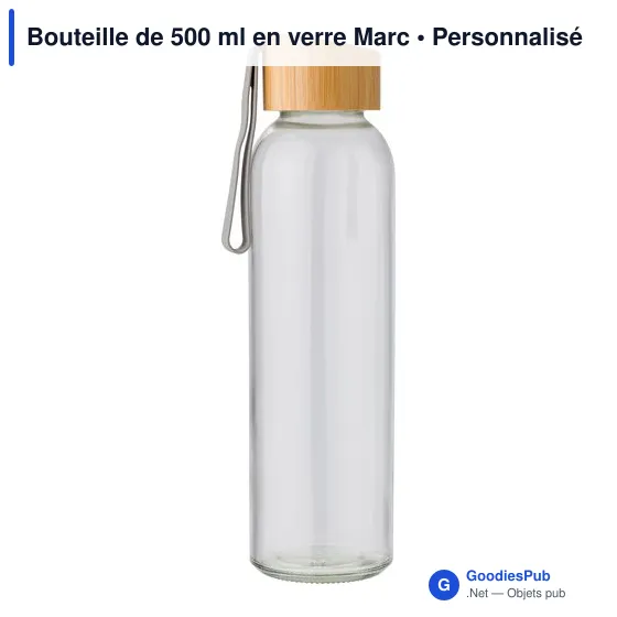 Bouteille de 500 ml en verre Marc - Image 2