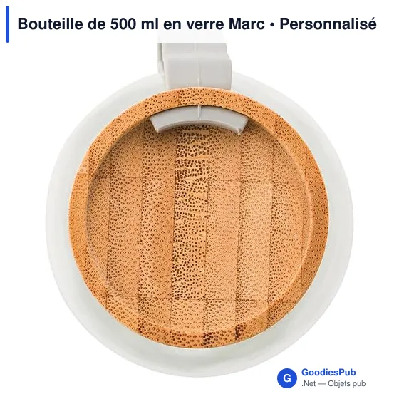 Bouteille de 500 ml en verre Marc - Image 4