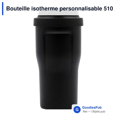 Bouteille isotherme personnalisable 510 ml avec logo - BrandCharger Posh Café