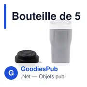 Bouteille de 510 ml BrandCharger Posh Café - Miniature 12