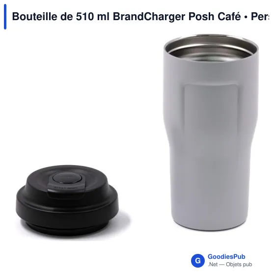 Bouteille de 510 ml BrandCharger Posh Café - Image 5