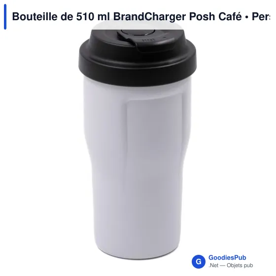 Bouteille de 510 ml BrandCharger Posh Café - Image 9