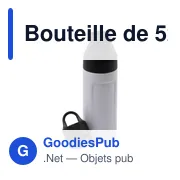 Bouteille de 520 ml BrandCharger Posh Flo - Miniature 1