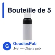 Bouteille de 520 ml BrandCharger Posh Flo - Miniature 2