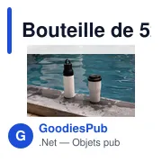 Bouteille de 520 ml BrandCharger Posh Flo - Miniature 11