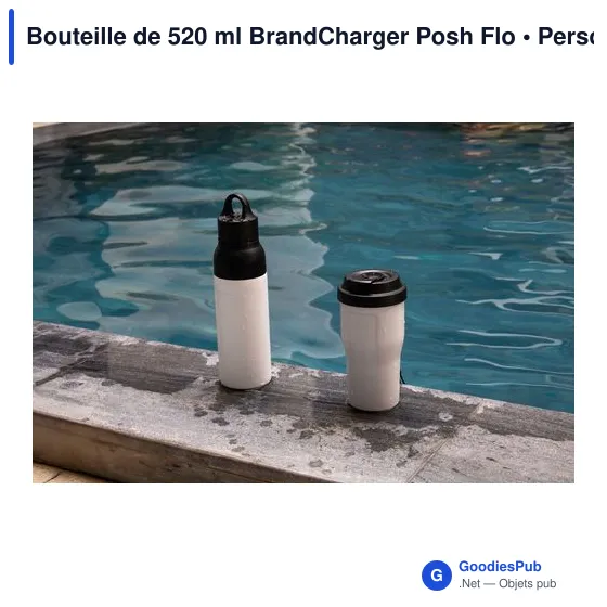 Bouteille de 520 ml BrandCharger Posh Flo - Image 11