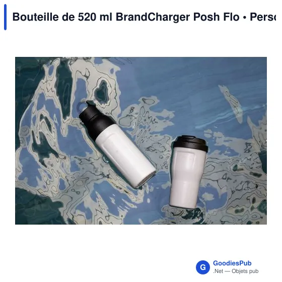 Bouteille de 520 ml BrandCharger Posh Flo - Image 12