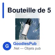 Bouteille de 520 ml BrandCharger Posh Flo - Miniature 19