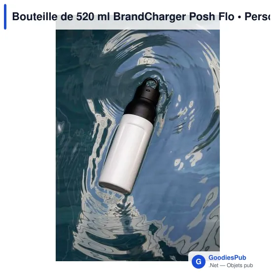 Bouteille de 520 ml BrandCharger Posh Flo - Image 19