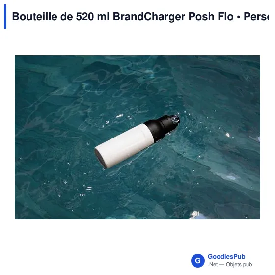 Bouteille de 520 ml BrandCharger Posh Flo - Image 20