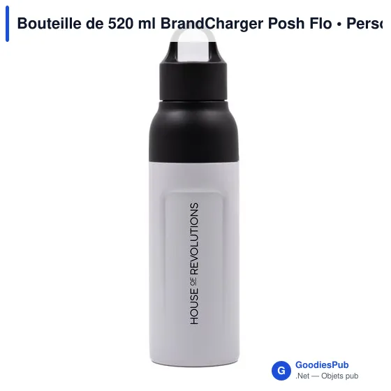 Bouteille de 520 ml BrandCharger Posh Flo - Image 3
