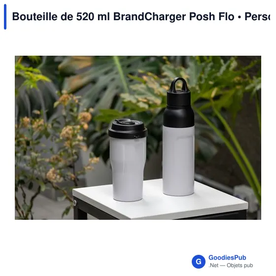 Bouteille de 520 ml BrandCharger Posh Flo - Image 21