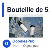 Bouteille de 520 ml BrandCharger Posh Flo - Miniature 25
