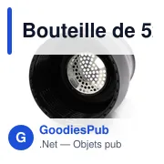 Bouteille de 520 ml BrandCharger Posh Flo - Miniature 4