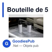 Bouteille de 520 ml BrandCharger Posh Flo - Miniature 9