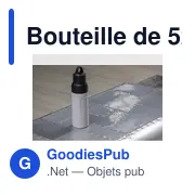 Bouteille de 520 ml BrandCharger Posh Flo - Miniature 10