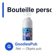 Bouteille personnalisable en acier inoxydable 700 ml avec logo - Poppy - Miniature 4