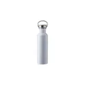 Variante blanc - Bouteille personnalisable en acier inoxydable 700 ml avec logo - Poppy