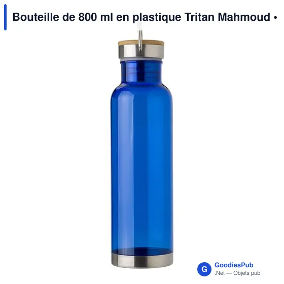 Bouteille personnalisable en plastique Tritan 800 ml avec logo - Image 2