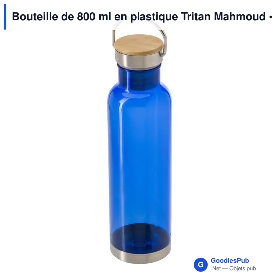 Bouteille personnalisable en plastique Tritan 800 ml avec logo - Image 3