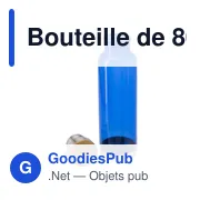 Bouteille personnalisable en plastique Tritan 800 ml avec logo - Miniature 4