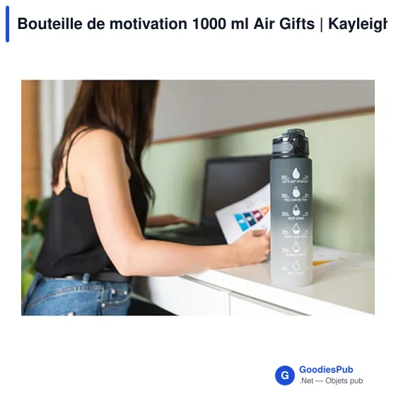 Bouteille de motivation 1000 ml Air Gifts | Kayleigh - Image 11
