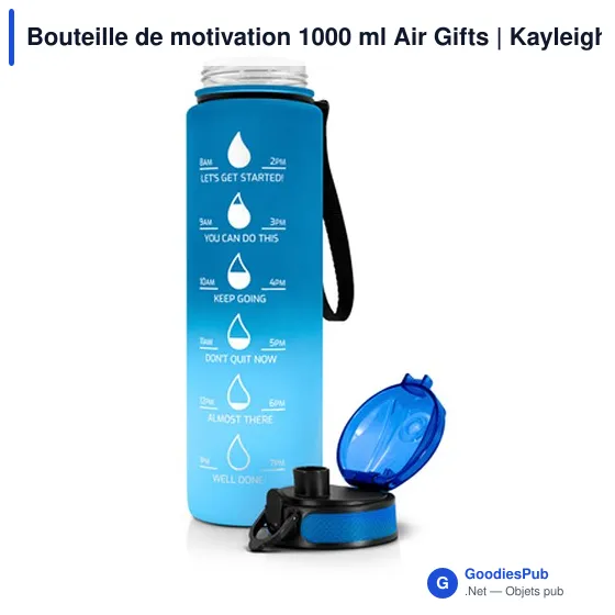 Bouteille de motivation 1000 ml Air Gifts | Kayleigh - Image 4