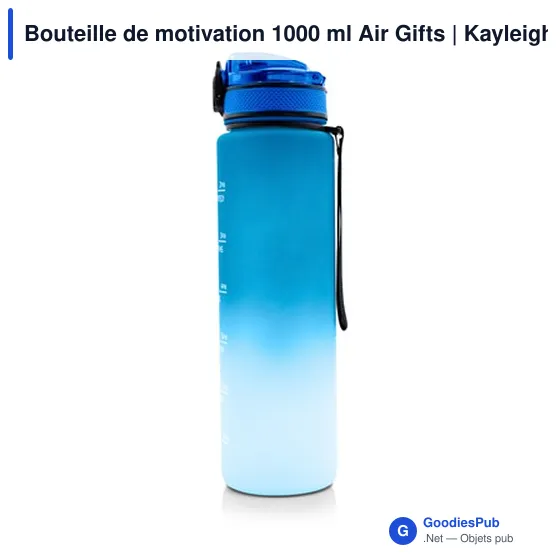 Bouteille de motivation 1000 ml Air Gifts | Kayleigh - Image 7