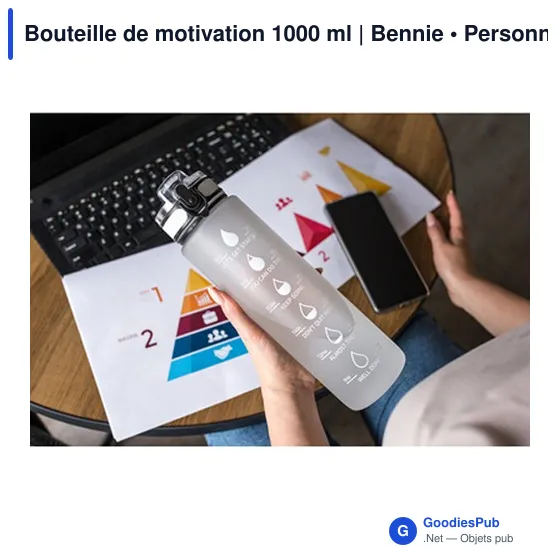 Bouteille de motivation 1000 ml | Bennie - Image 2