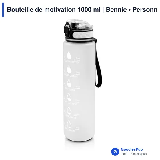 Bouteille de motivation 1000 ml | Bennie - Image 3