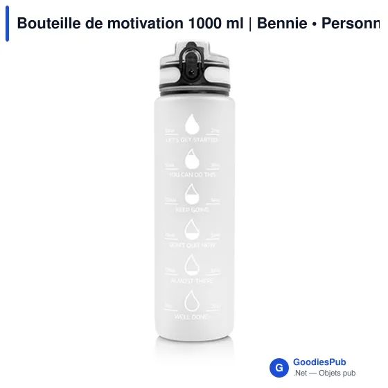 Bouteille de motivation 1000 ml | Bennie - Image 5
