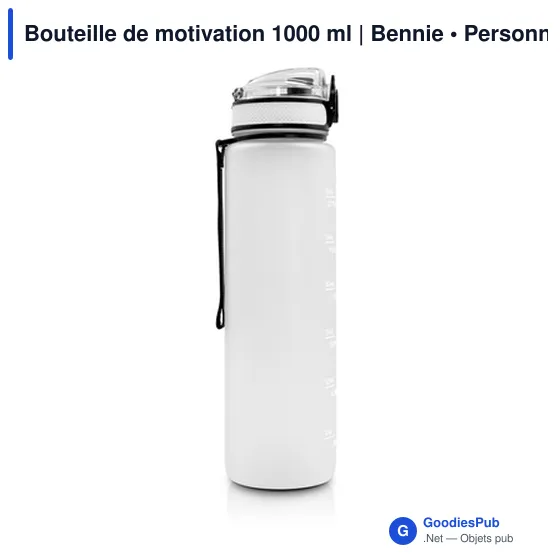 Bouteille de motivation 1000 ml | Bennie - Image 8