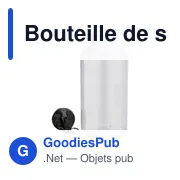 Bouteille de sport personnalisable 400 ml avec logo - RPET - Miniature 5