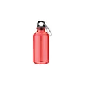 Variante rouge - Bouteille de sport personnalisable 400 ml avec logo - RPET